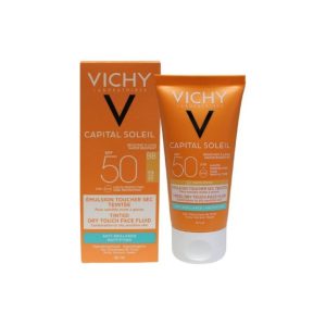 ضد آفتاب ویشی کاپیتال سولیل پوست چرب و مختلط Capital Soleil Dry Touch SPF 50+ حجم 50 میلی‌لیتر